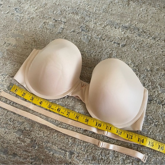 Victoria’s Secret Multi-way Strapless Nude Underwired Bra Lightly Lined: 38C - Picture 3 of 7